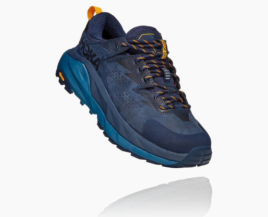 Chaussure Trail Hoka One One Kaha Basse Gore-Tex Femme - Bleu Marine - CDY-087324